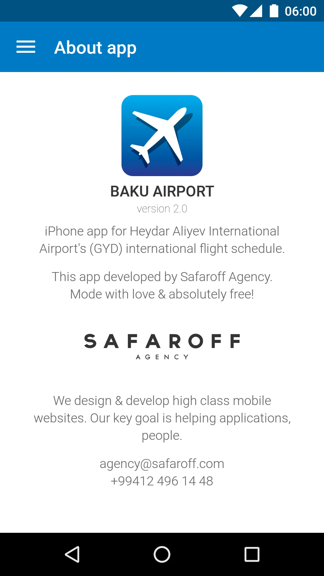 Baku Airport screenshot